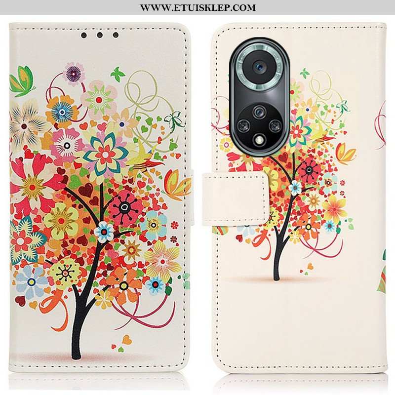 Etui Folio do Honor 50 Pro Pro Flower Tree